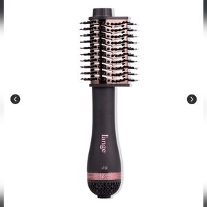 🎁🎄L'ange Le Volume Elev'e 65mm 2-in-1 Titanium Brush Dryer NIB Black/Rose gold